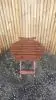 Product image 9 of the product “Folding table in shape of fish, made of wood. 33cm Height. Dark Brown lacquered. ”